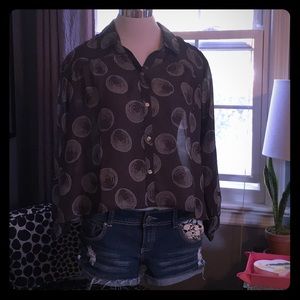 RVCA Tops - RVCA Circle Blouse RVCA Tops - RVCA Circle Blouse
